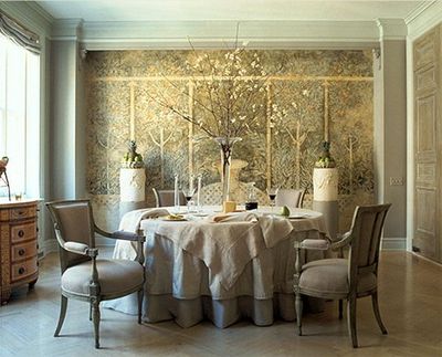 salle à manger Décoration de John Saladino