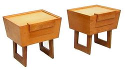 Paul Laszlo for Brown Saltman Side Tables Nightstands