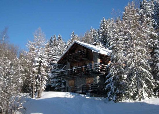 Traditional Chalet in the Alps, Meribel, France