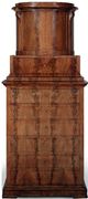 A Biedermeier Mahogany Cabinet on Chest