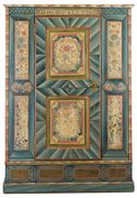 A Tyrolean Painted Armoire 19th c.