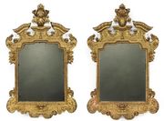  Pair of North German Baroque Mirrors