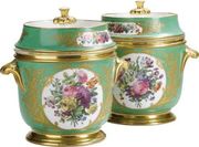 2 Ice pots porcelaine de Paris