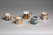 5 Japan pattern coffee cans