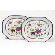 a pair of chinese porcelain dishes 1765