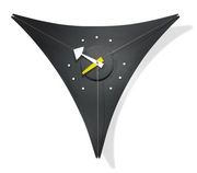 Triangle wall clock, model 2225A