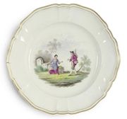 capodimonte porcelain charger