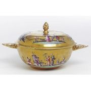 meissen gold-ground ecuelle