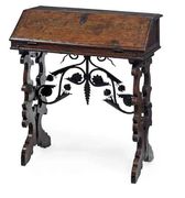 A small Italian walnut bureau, XIX century