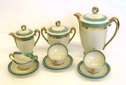 Limoges porcelain coffee service