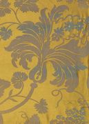 SIX PANELS OF SILK DAMASK 
