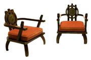 A pair of chairs by Ettore Zaccari, 1910