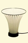 Italian Table Lamp in Glass, 1983