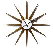 Sunburst wall clock, model 2230