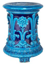 Mintons Glazed Ceramic Garden Seat  