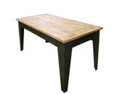 Wood and Steel table