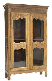 Louis XVI oak bibliothèque 