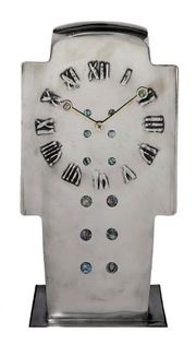 Tudric Timepiece by Archibald Knox, 1902