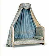 White Painted Wood Bed, Louis XVI