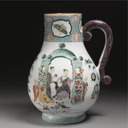 A Chinese export, 'the arbour'  circa 1740