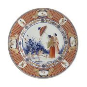A Chinese export Imari, 'la Dame au Parasol' Circa 1736-38