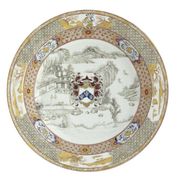 A CHINESE EXPORT LARGE DEEP DISH
CIRCA 1730
