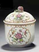 Mennecy Sugar bowl Mennecy 18th c.