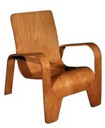 Plywood Lounge Chairs by Hans Pieck