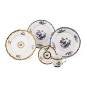 Group of tournai porcelain plates