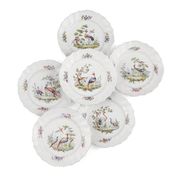 SIX TOURNAI PLATES, CIRCA 1765