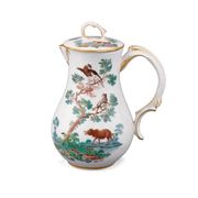 [A TOURNAI MILKPOT AND COVER, CIRCA 1765