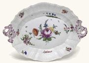 VOLKSTEDT TWO-HANDLED SHAPED OVAL STAND 
