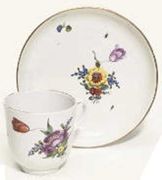 A PFALZ-ZWEIBRUCKEN COFFEE-CUP AND A SAUCER