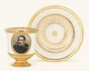  NYMPHENBURG CABINET-CUP AND SAUCER