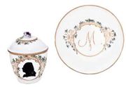  FULDA SILHOUETTE CHOCOLATE CUP, COVER AND STAND