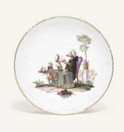  MEISSEN SATIRICAL SAUCER