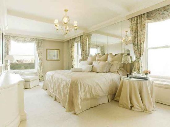 A bedroom with a view