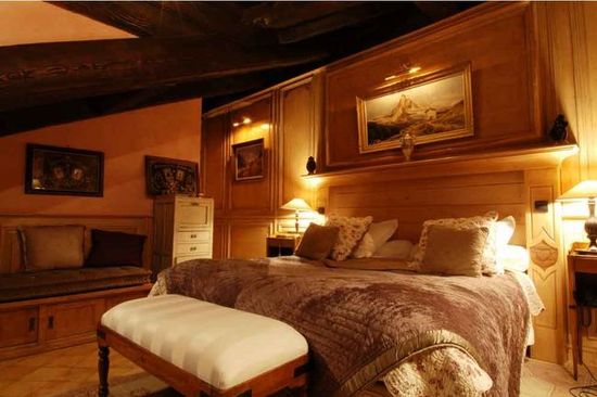 Bedroom in a French Chalet