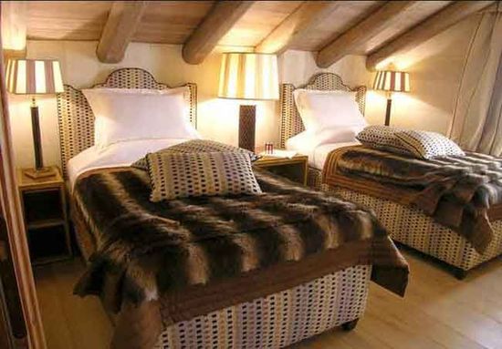 A bedroom designed by Celeste Dell'Anna