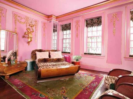 A very pink bedroom