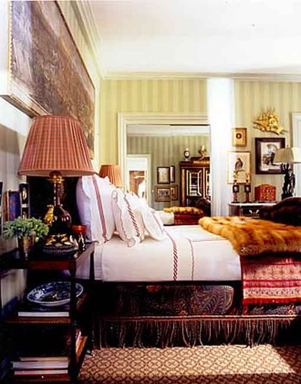 A Busy but not Cluttered Bedroom