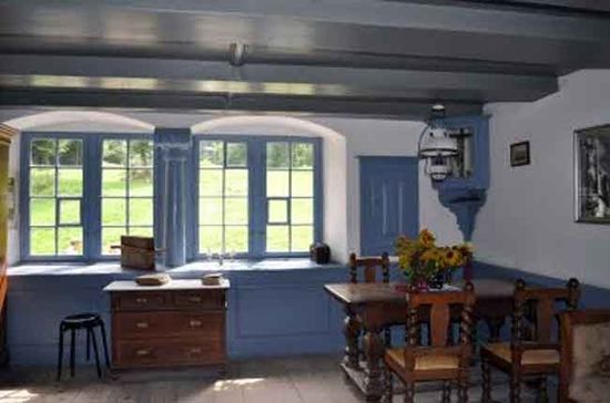 A dining room in Switzerland