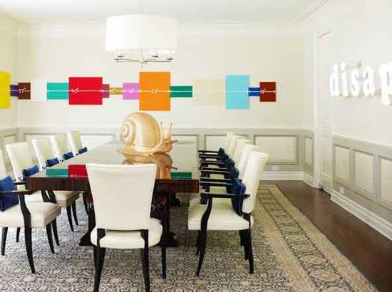 A Contemporary Dining Room in LA