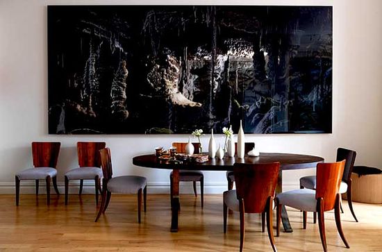 A Contemporary Dining Room in Manhattan