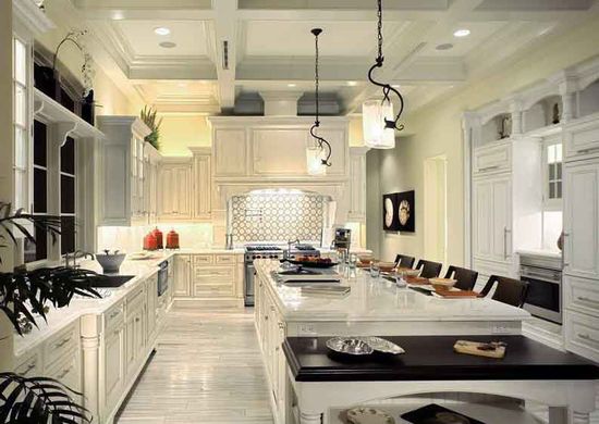 A classic white kitchen