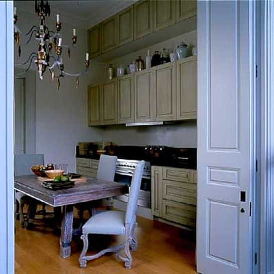 A Kitchen in Light Blue in London