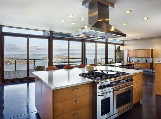 A kitchen in Sausalito