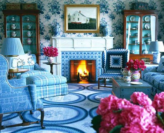 A symphony of blue