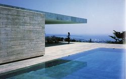 A swimming pool on cote d'azur, France 